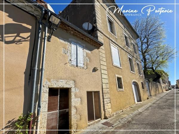 Maison de maître à révéler au cœur de Jegun – charme, volumes et cachet exceptionnel