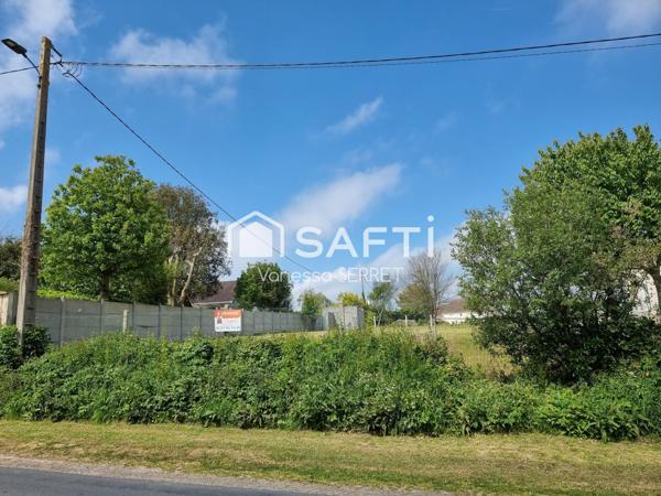 Terrain constructible à Saint-Laurent-sur-Mer – Proche plage du Débarquement