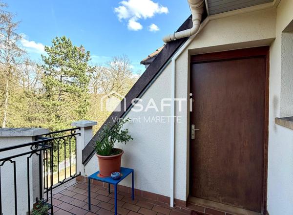 Charmant appartement T2 dans résidence au calme sur Lamorlaye