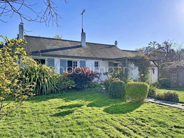 Plain-pied, 3 chambres, garage, beau jardin