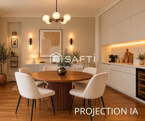 Appartement à rénover de 84 m² (1er étage) au cœur de Gaillac