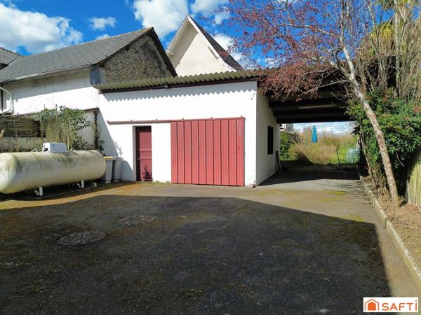 Maison 137m2, 5 pièces, 4 chambres, garage et jardinet