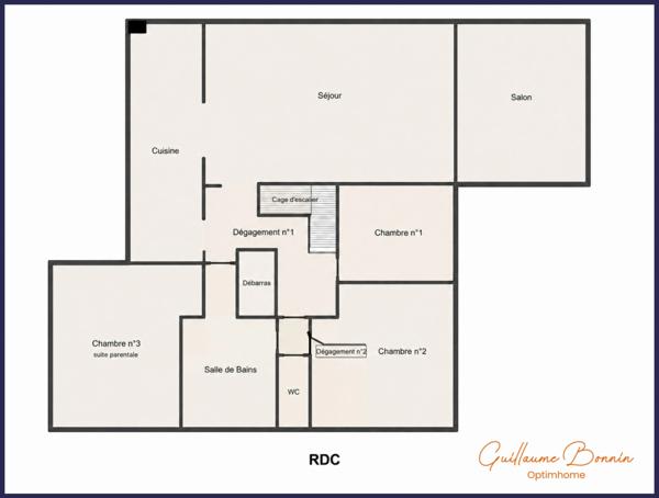Maison à vendre 5 pièces de 129m², 3 chambres, suite parentale, SPA, garages à NOUAILLÉ-MAUPERTUIS 86340