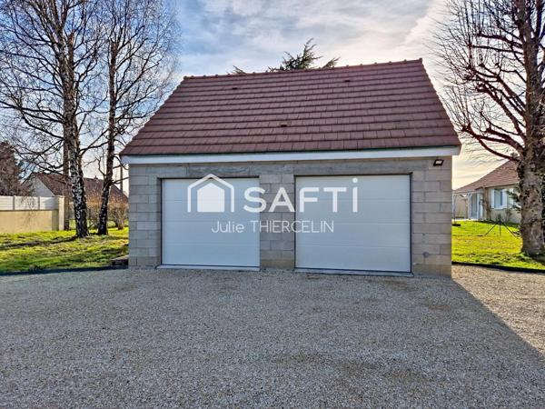 Maison 3 chambres garage attenant et double garage