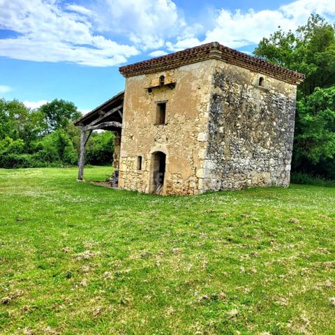 Maison de campagne avec 5 dépendances à restaurer à vendre, à proximité de Saint-Clar (32)