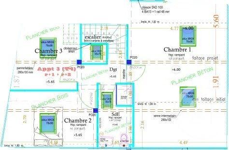 Appartement Duplex à vendre  4 pièces - 79,57 m2 MONTAUBAN - 82