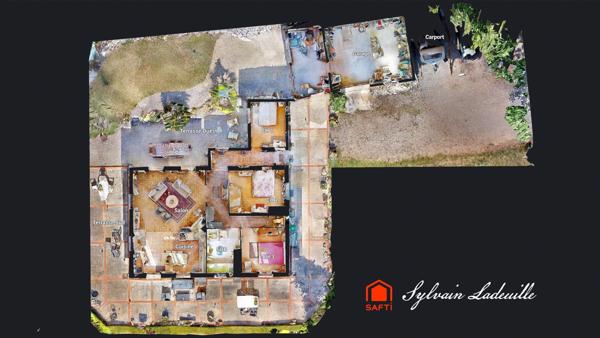 Maison de plain-pied 147 m² sans vis-à-vis en Périgord Noir