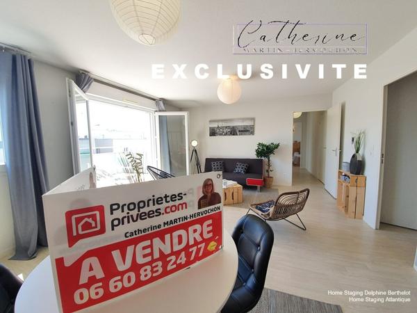 Appartement 3 chambres, 81.90 m2 + Cellier 6,70m² + Parking privatif
