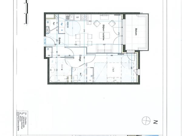 Location Appartement 2 pièces 49.83 m² - Bourg-en-bresse 01000