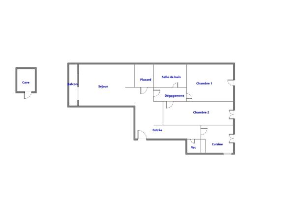 Appartement à vendre 3 pièces 65 m² Montrouge