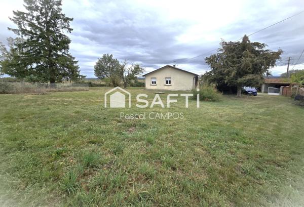 Maison plein pied dans un cadre paisible et calme