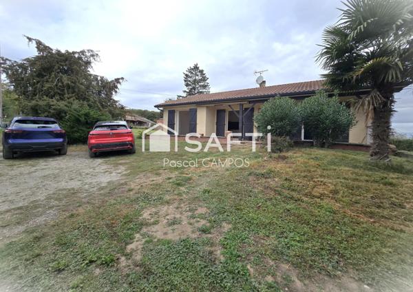Maison plein pied dans un cadre paisible et calme