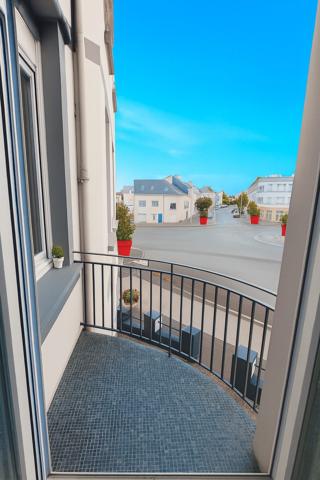 Appartement T3 meublé avec balcon – Quartier Jardin des Plantes, Saint-Nazaire – 1er étage
