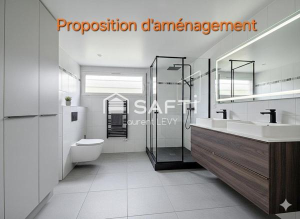 Maison 6 pièces 3/4 chambres, parcelle 840 m2