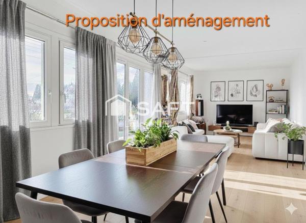 Maison 6 pièces 3/4 chambres, parcelle 840 m2