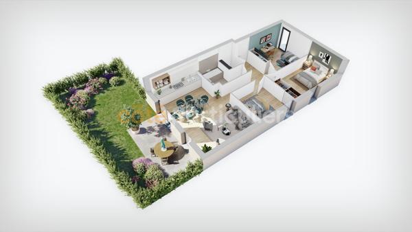Vente
                Appartement76,21 m² - 4 Pièces -
                    BRENTHONNE (74890)