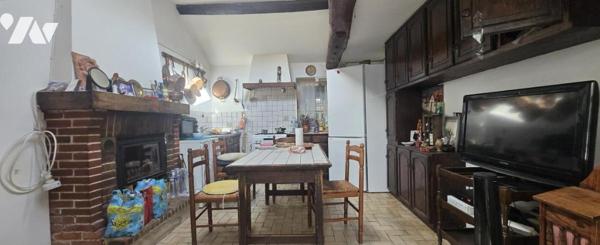 PORNIC - En campagne, maison ancienne 78 m² à rénover sur un terrain de 558 m²