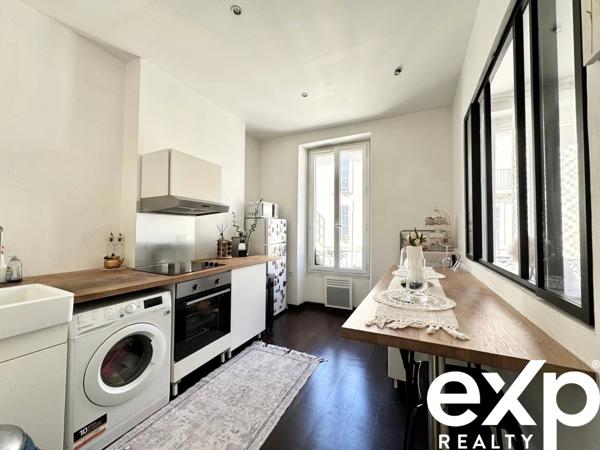 13003-MARSEILLE-LA VILLETTE-APPARTEMENT 1-2 PIECES-CAVE