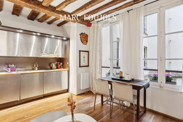 Paris VI – Monnaie – 2 Pièces charme de l’ancien 30m²