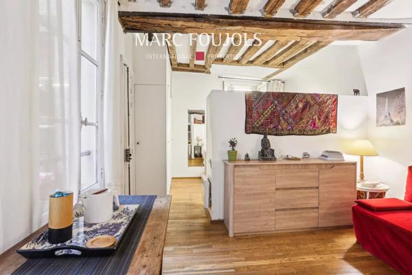 Paris VI – Monnaie – 2 Pièces charme de l’ancien 30m²