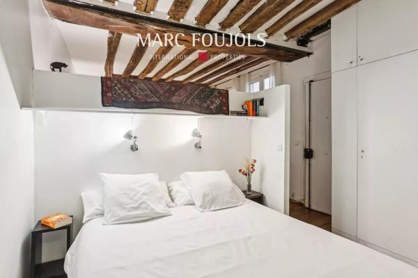 Paris VI – Monnaie – 2 Pièces charme de l’ancien 30m²