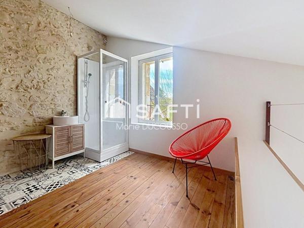 Maison de bourg en pierre rénovée