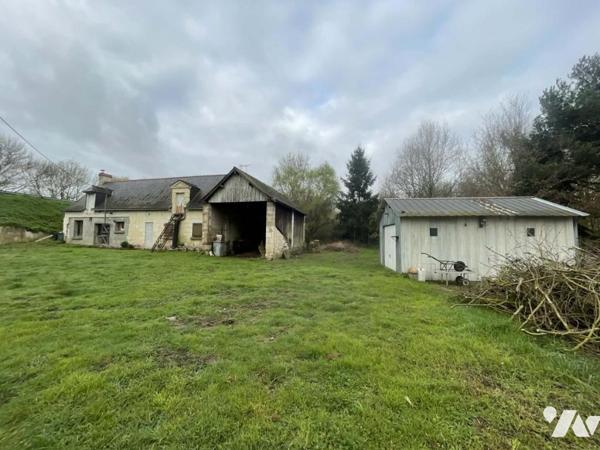 Longère à renover avec grand terrain de plus d'un hectare 