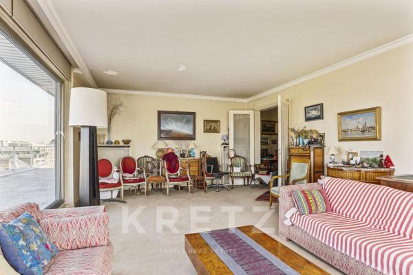 Appartement avec terrasse à 180° sur Paris