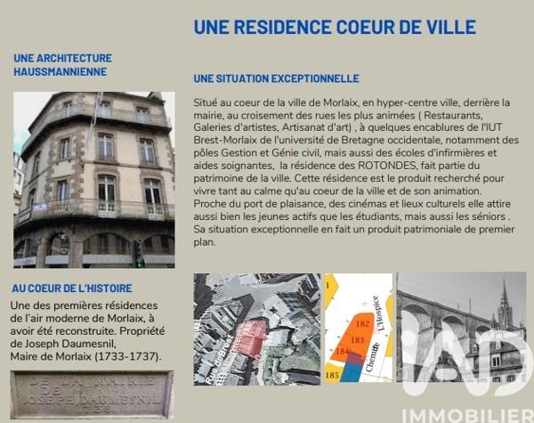 Appartement à vendre 2 pièces 35 m² Morlaix