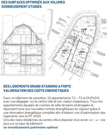 Appartement à vendre 2 pièces 35 m² Morlaix