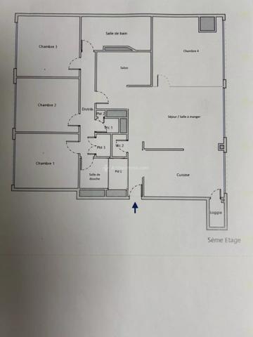 Location Appartement 5 pièces 118 m2 à Lyon 6