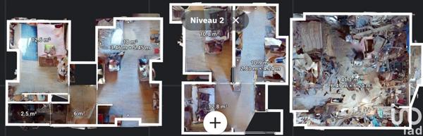 Maison de village 7 pièces de 157 m² à Pleaux (15700)