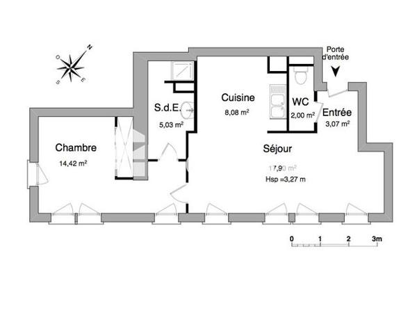 Location Appartement 2 pièces 50.5 m² - 2 PLACE EUGENE ROUHER Riom 63200