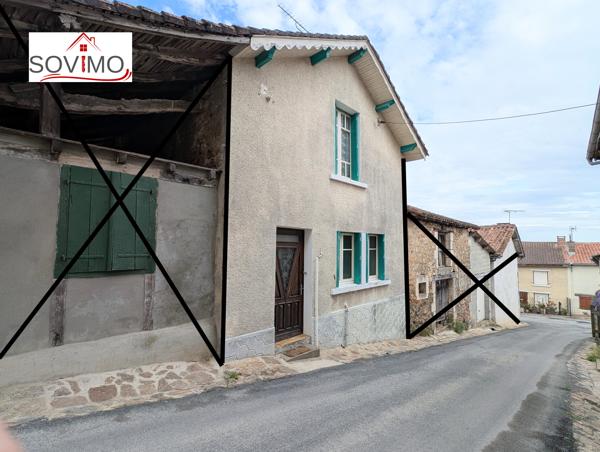 AU COEUR DU BOURG, ENSEMBLE IMMOBILIER PLEIN DE POTENTIEL AVEC JARDINET ET GARAGE