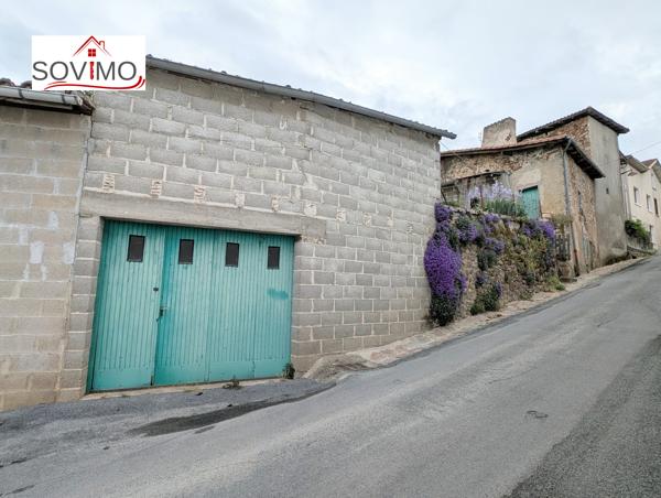 AU COEUR DU BOURG, ENSEMBLE IMMOBILIER PLEIN DE POTENTIEL AVEC JARDINET ET GARAGE