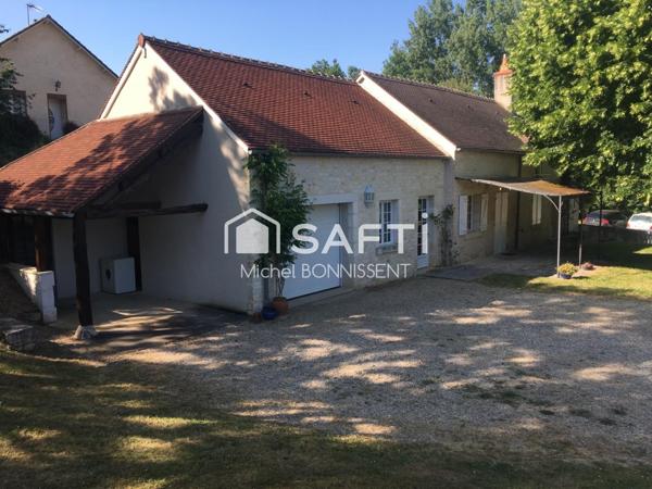 Coup de cœur , maison de caractère au bord du canal du Berry