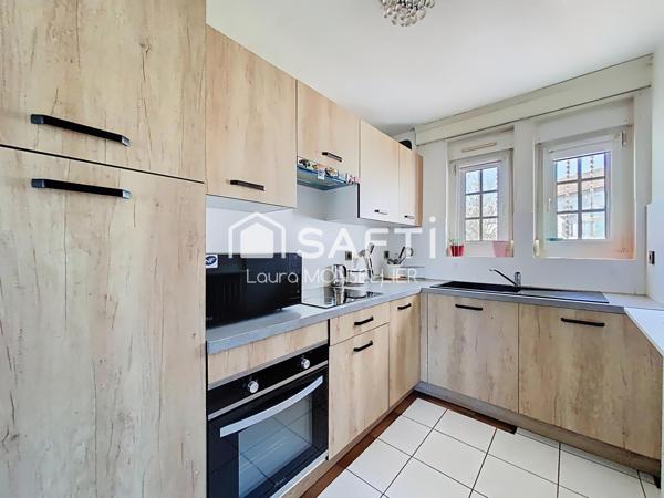 Maison avec jardin, garage et fort potentiel à Homécourt