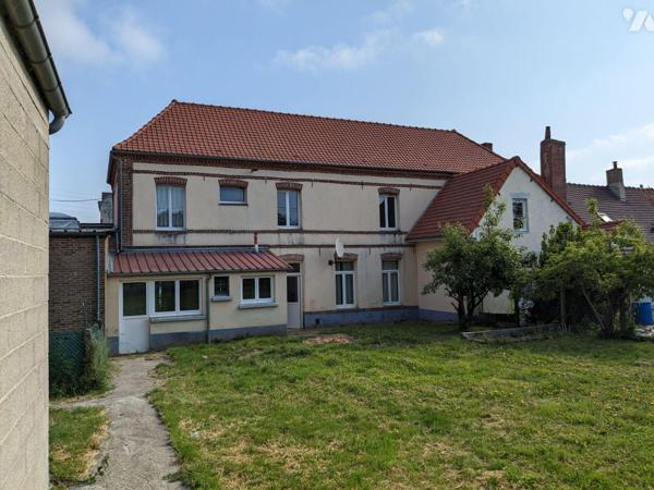 A VENDRE - Pas-de-Calais - ANVIN - MAISON 3 CHAMBRES AVEC GARAGE ET JARDIN comp. cave, au rez-d...