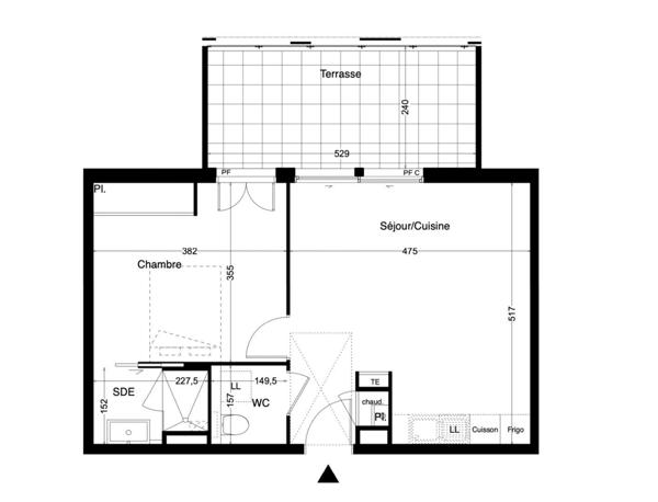 Appartement à vendre 2 pièces 44 m² Castelnau-le-Lez