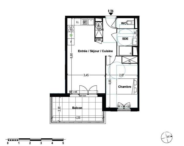 Appartement à vendre 2 pièces 45 m² Cogolin