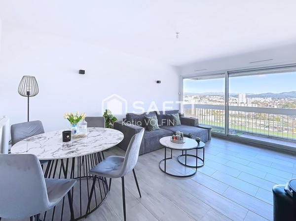 T3 Vue panoramique dernier étage rés sécurisée