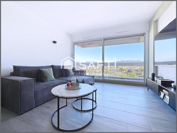 T3 Vue panoramique dernier étage rés sécurisée