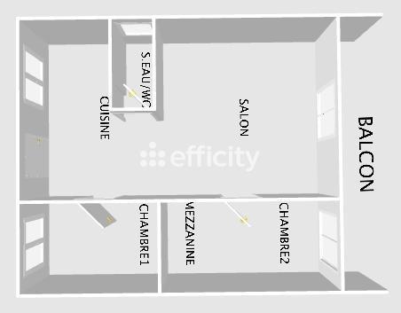 Immeuble 3 pièces - 95 m²