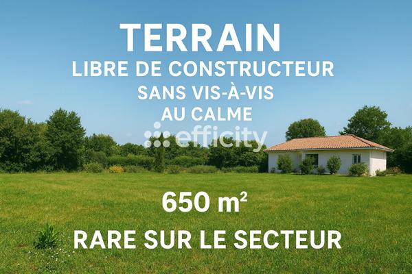 Terrain - 651 m²