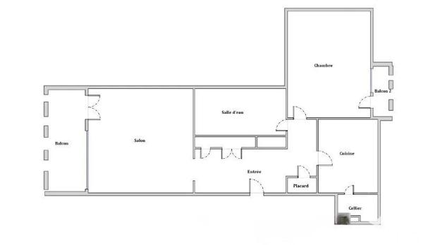 Appartement 2 pièces de 47 m² à Montereau-Fault-Yonne (77130)
