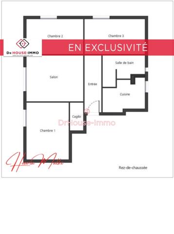 Appartement à vendre 4 pièces de 59 m²