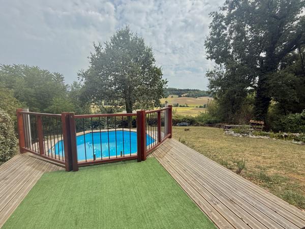 Roquecor (82150) TARN ET GARONNE ROQUECOR Maison avec 3 chambres, bien rénové avec jardin, terrasse jolie vues