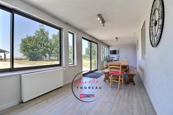 Longère de charme, 3 chambres, bureau, jardin