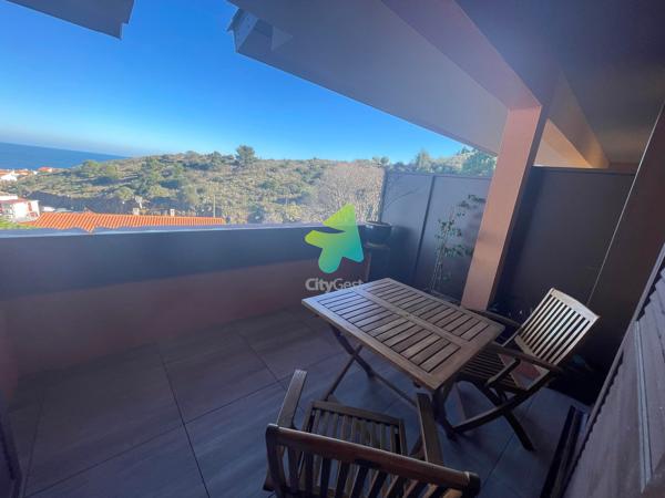 Appartement T2 climatisé avec terrasse vue mer et parking dans résidence neuve sécurisée