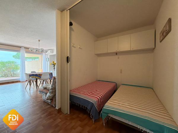 PORT CAMARGUE PLAGE NORD - APPARTEMENT P2 CABINE DOUBLE -REZ
